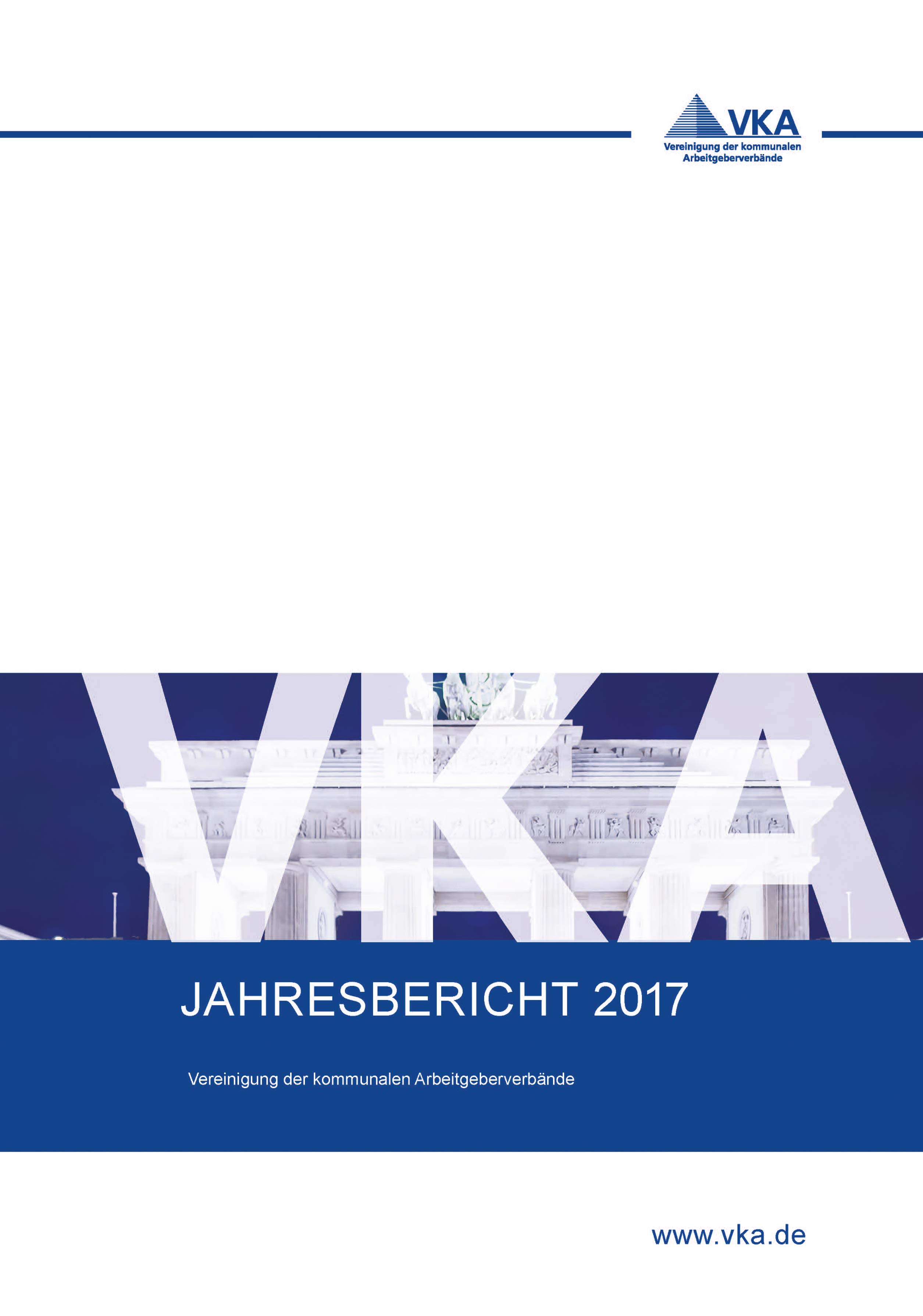 VKA Jahresbericht – Cover